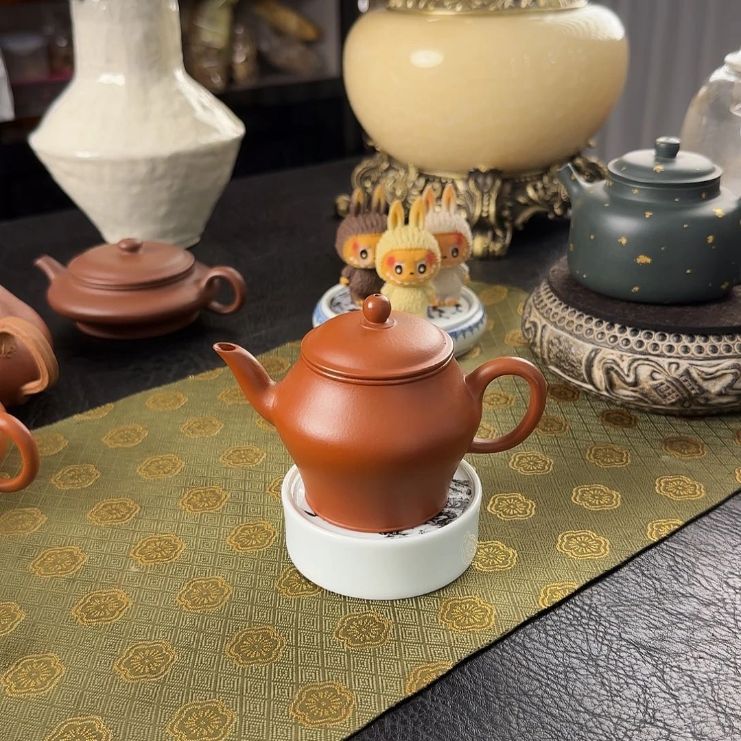 茶壶朱泥朱泥翁壶容量130cc功夫茶必备