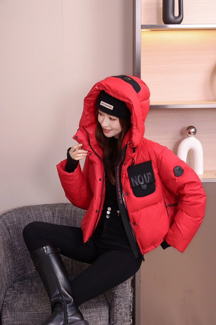 2025冬季新款【鹅标温度计】爆款连帽加厚保暖白鸭绒羽绒服-3150