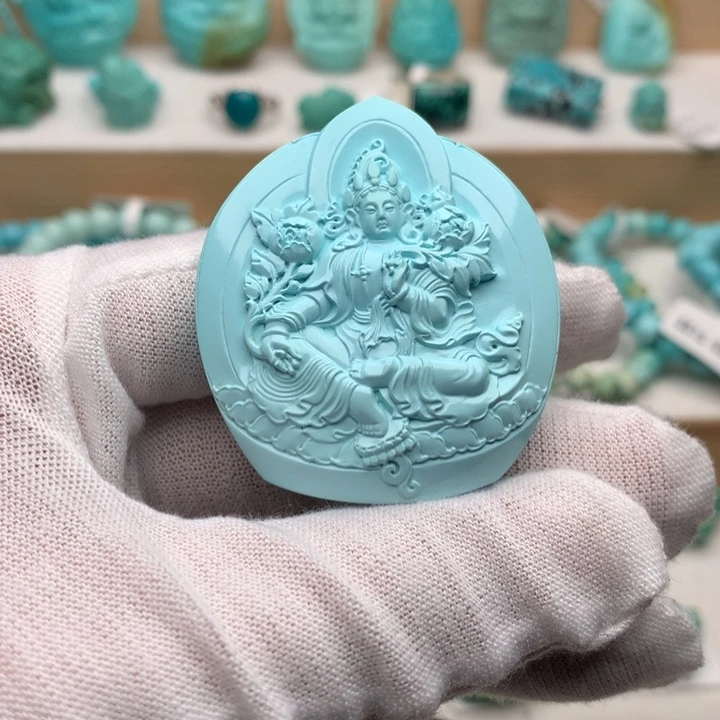 绿松石未镶嵌珠宝奇石