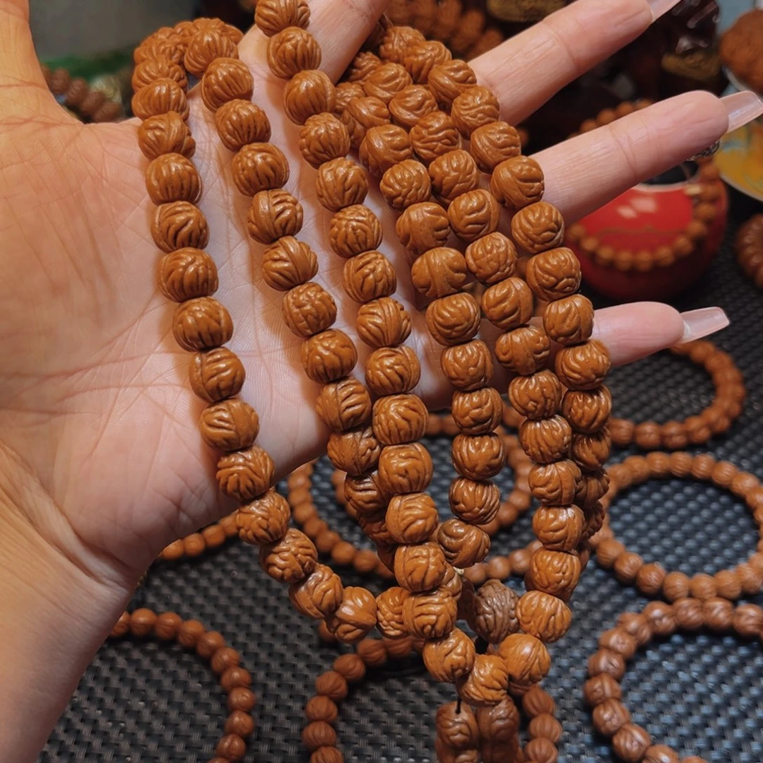 月***手串桃核12野生金蝉子108脖挂