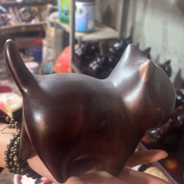 木黑檀木20分猫爷爷成品