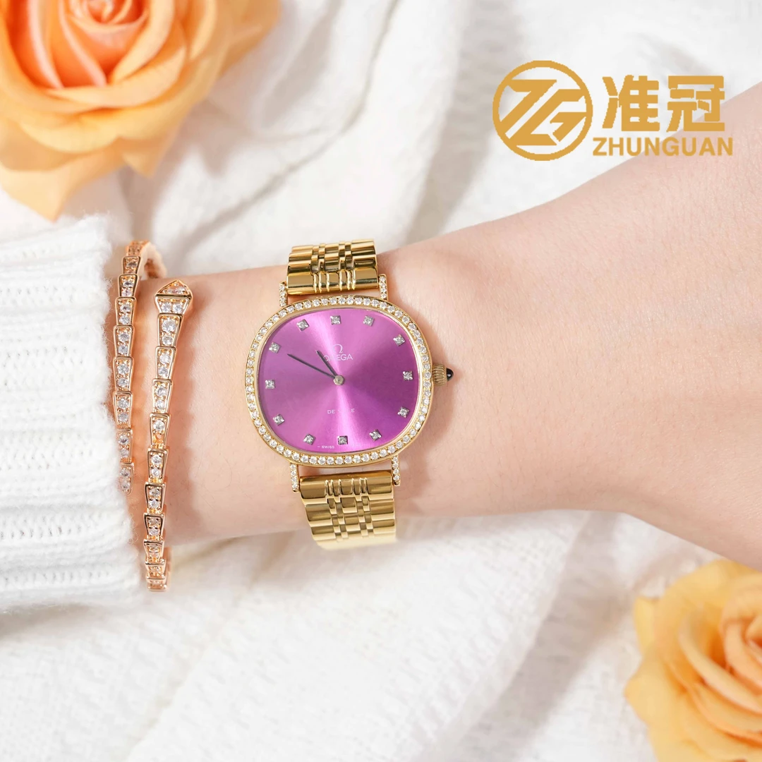 95新 Omega/欧米茄 32.5*29.5mm手动机械PD4693碟飞瑞士名表杏1