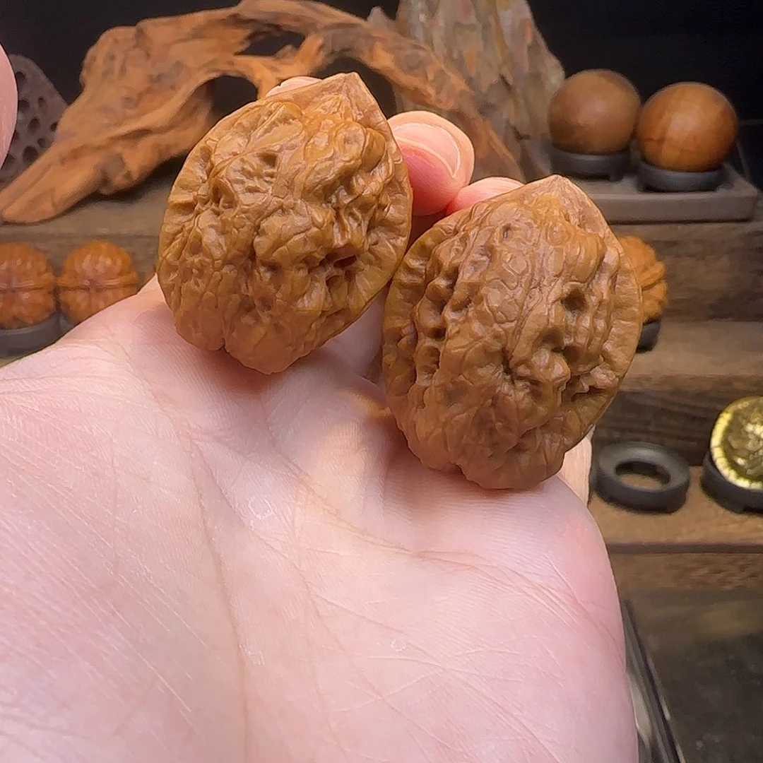 文玩核桃把件鬼魅37