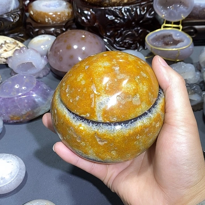 未镶嵌水晶摆件聚宝盆