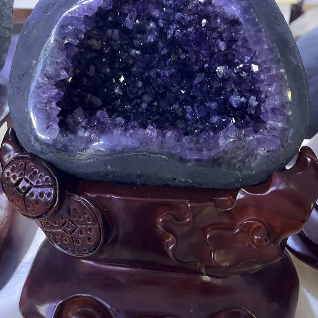 紫晶未镶嵌大型摆件（非配饰）晶