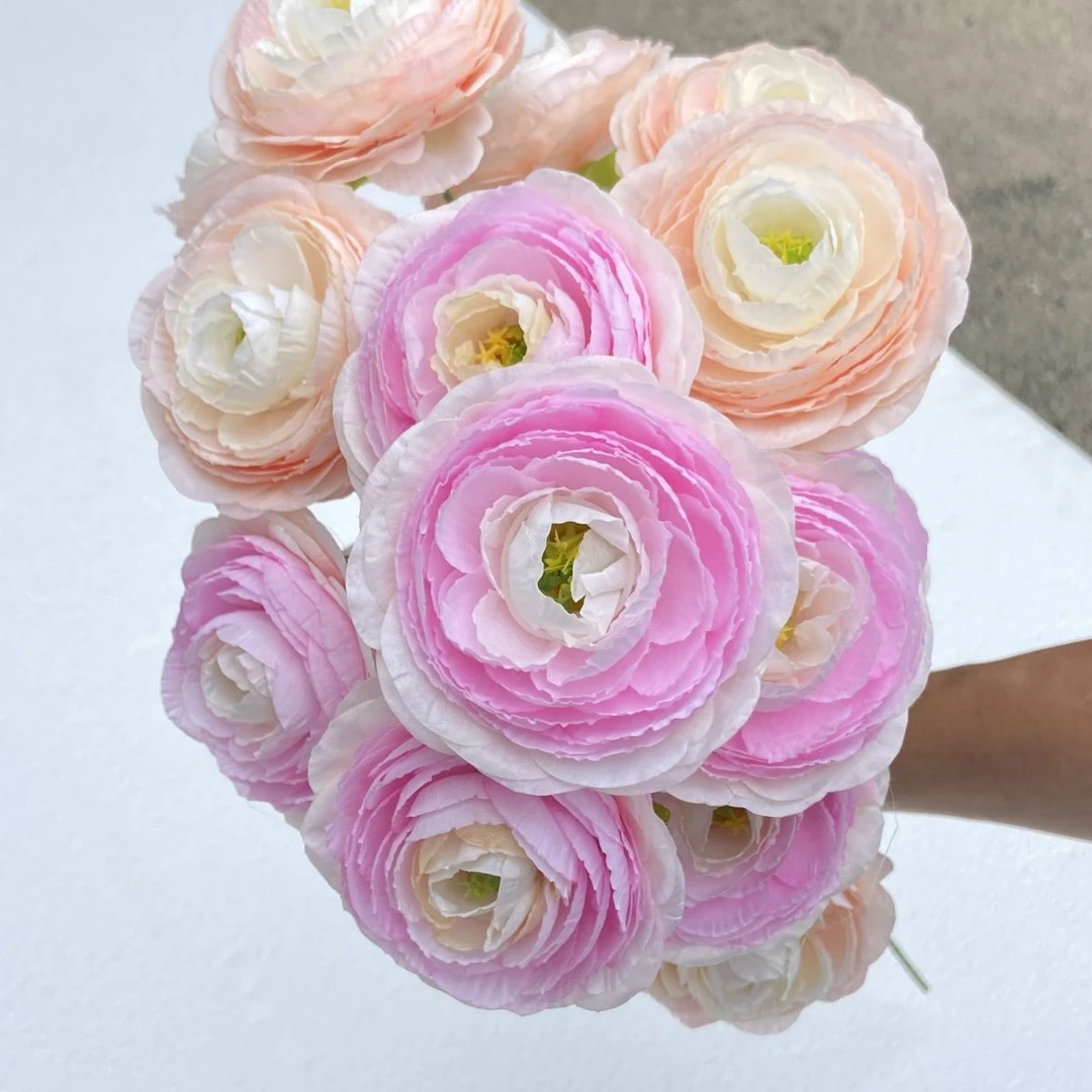 【新星】年宵仿真花合集插花瓶材料仿鲜花包装花店包装材料福桶装饰