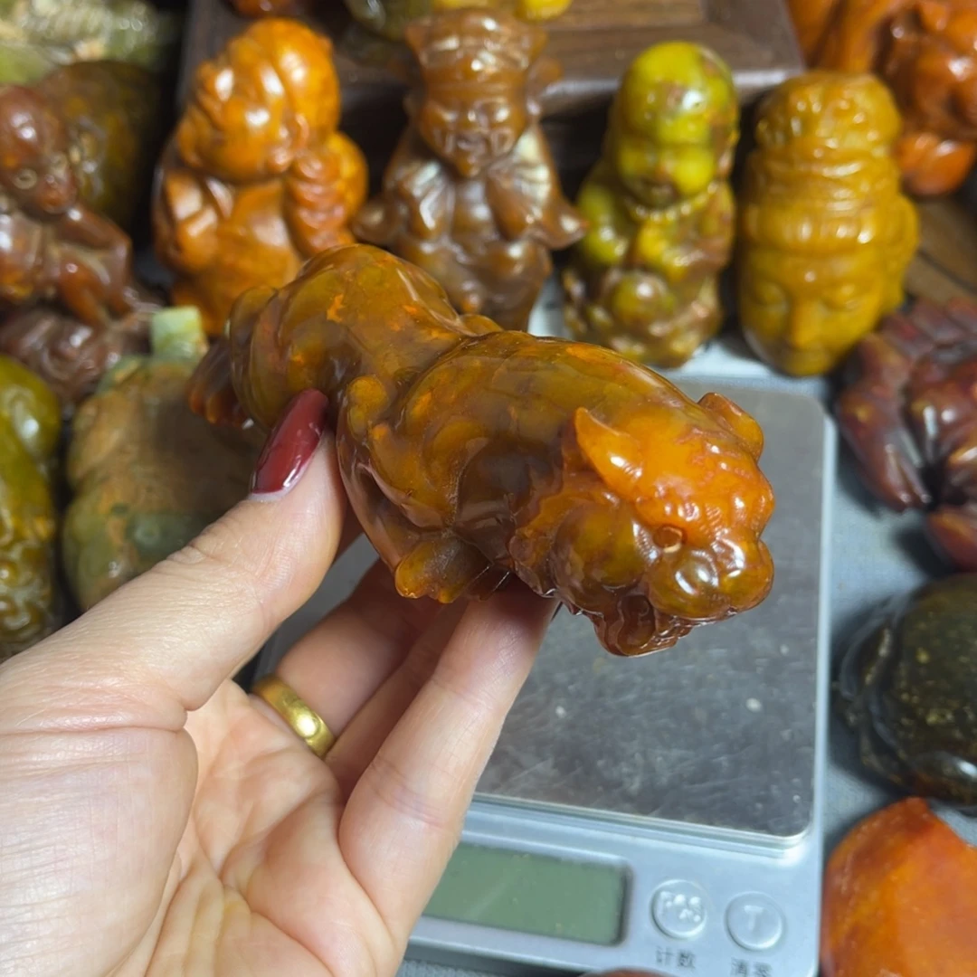 蛇纹石玉合金颈饰