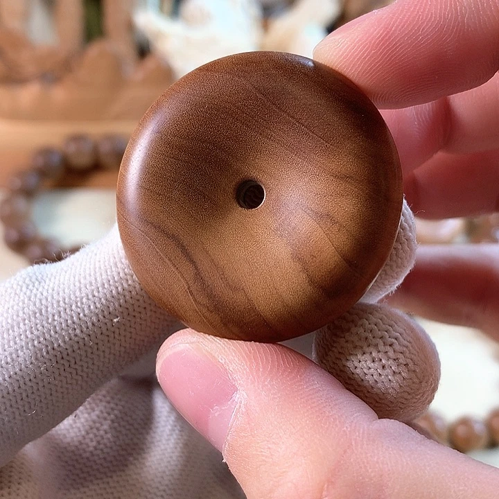 檀香木吊坠沉水4.0✖️1.0平安扣福利款吊坠