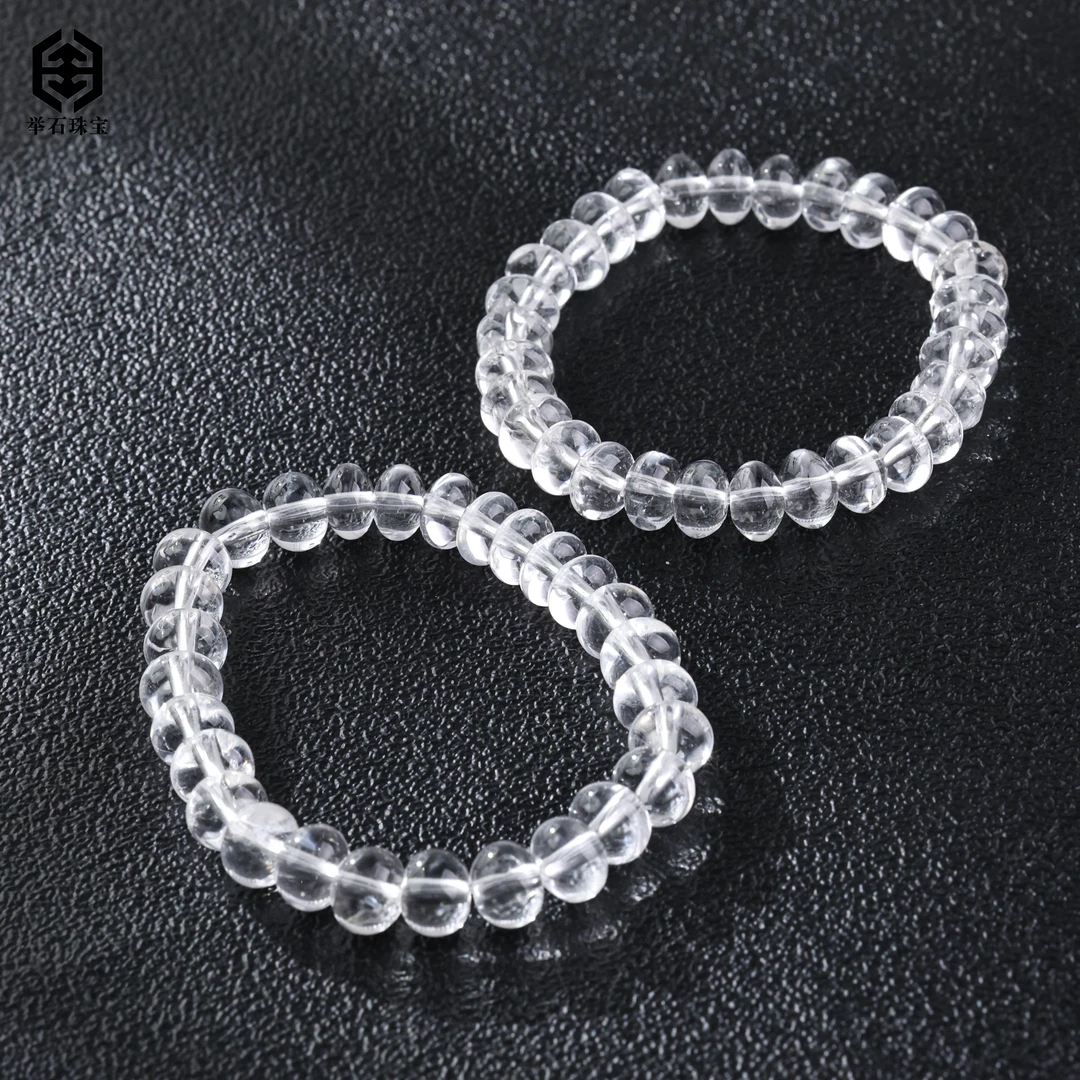 【举石珠宝】T0530-1007-38水晶手串（一件/多样性发/约8.5mm+）E