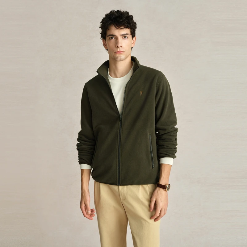 POLOWALK男装2024新品短款立领短款外套