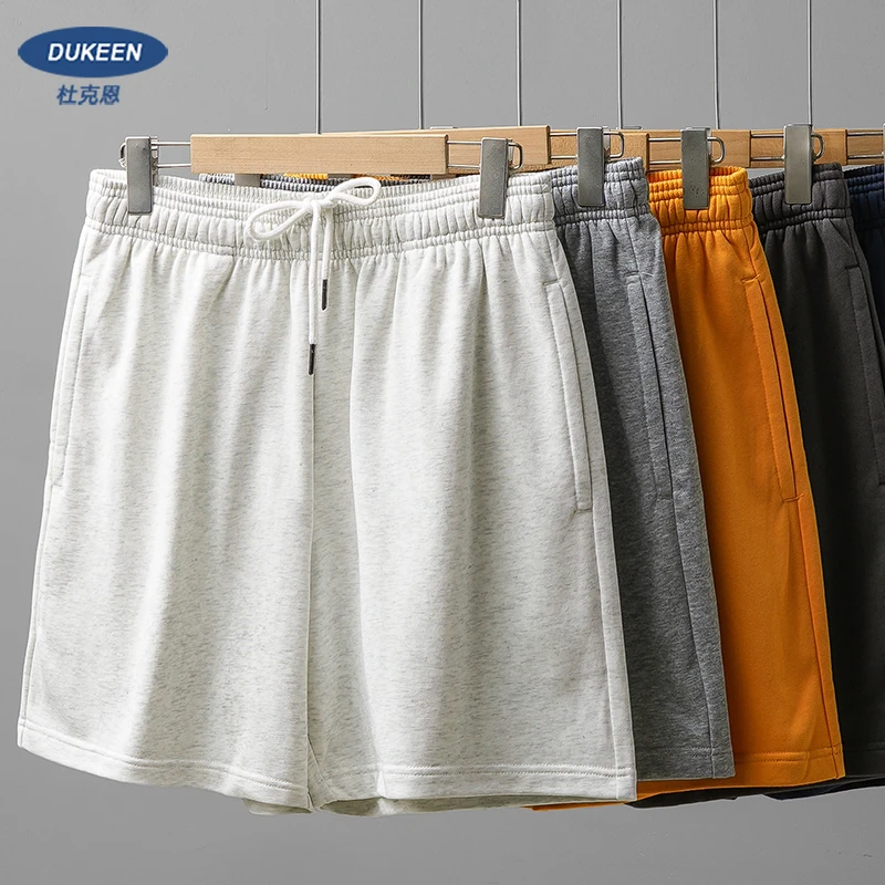 杜克恩新款短裤男款男生夏季宽松直筒男士裤子运动跑步休闲五分裤