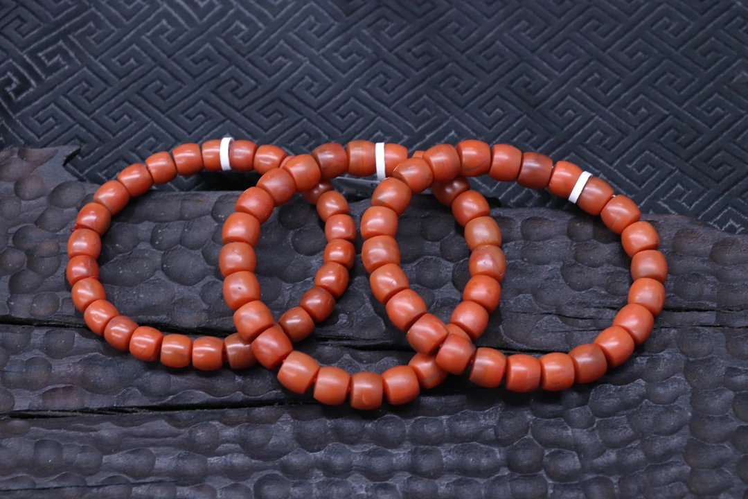 原矿无优化天然保山阿东寨老南红直切单圈9mm左右多样性发一条