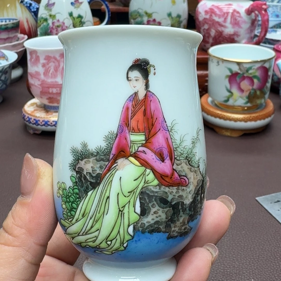 瓷片景德镇仿古手工制作精品展示