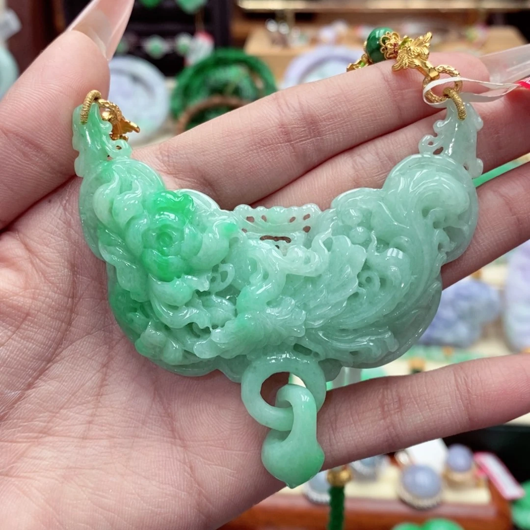 颈饰未镶嵌翡翠翡翠吊坠