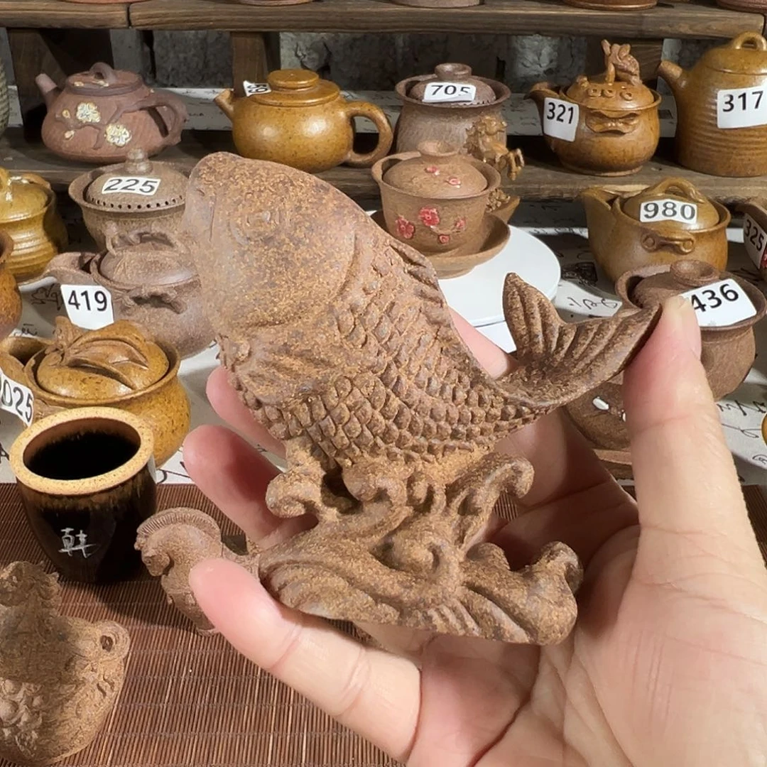 缸微瑕原谷烧高温粗瓷