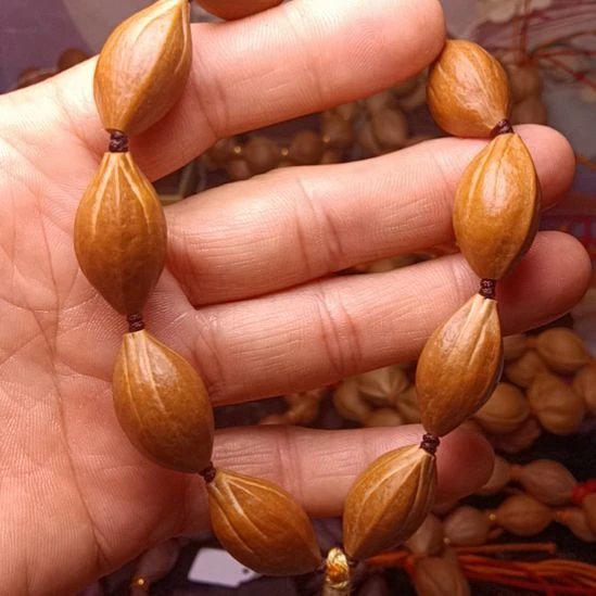 手串/手链橄榄核橄榄核手串三花1.4