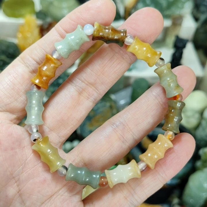 未镶嵌岫玉手串手串