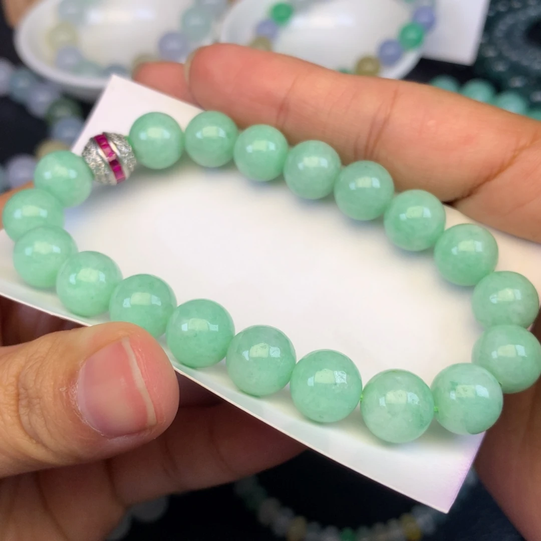 翡翠未镶嵌颈饰天然缅甸翡翠A货卡10