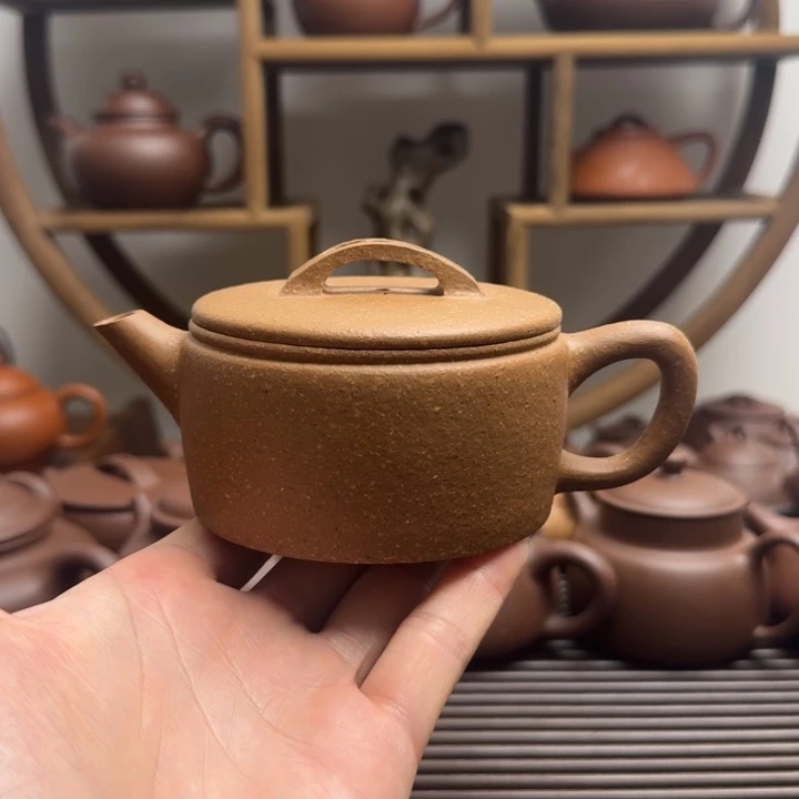 茶壶紫砂汉瓦200cc台西梨皮老段