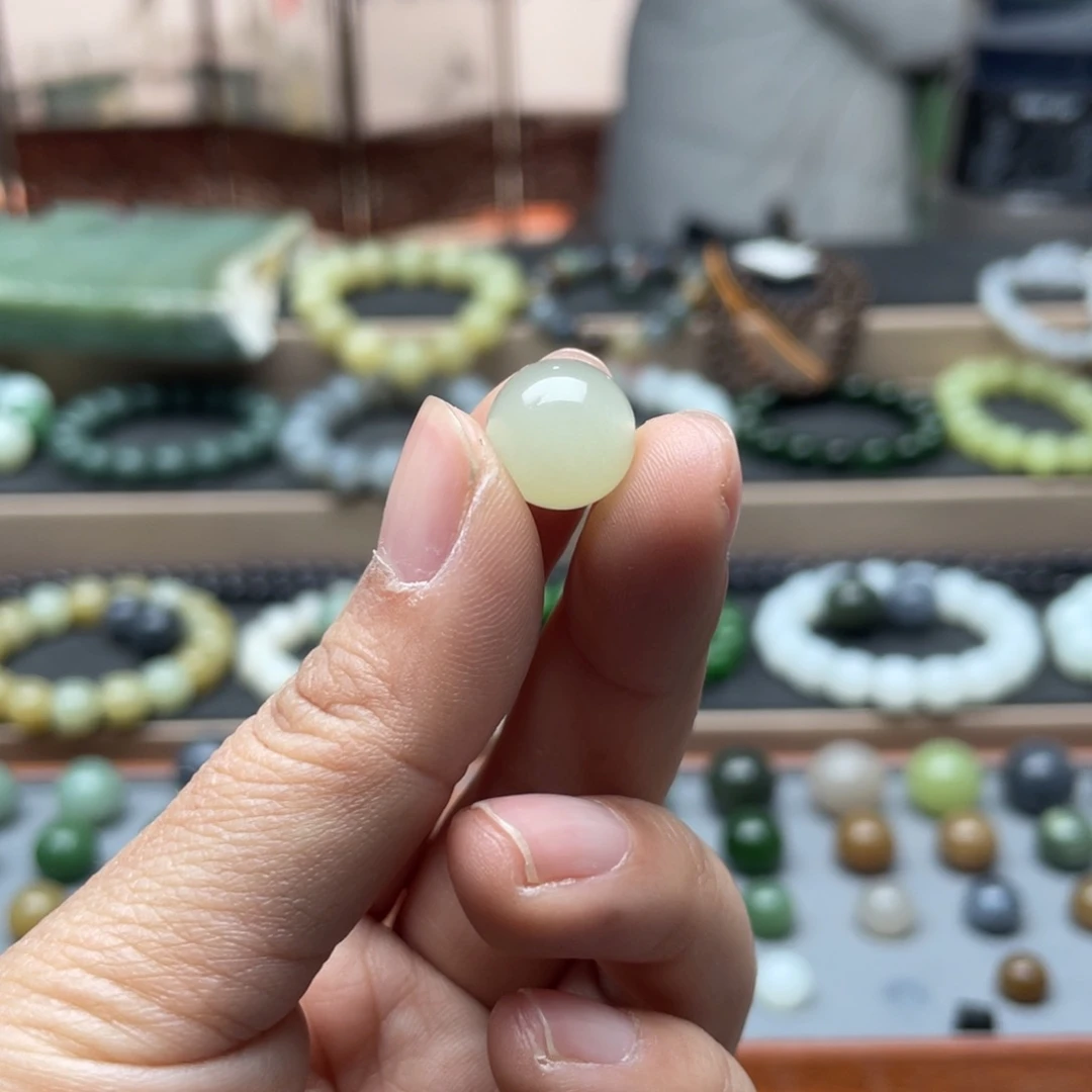 和田玉单珠12未镶嵌?****y