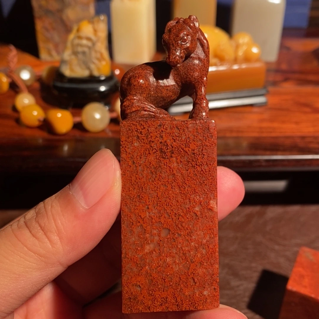 随***文寿山石收藏作品石