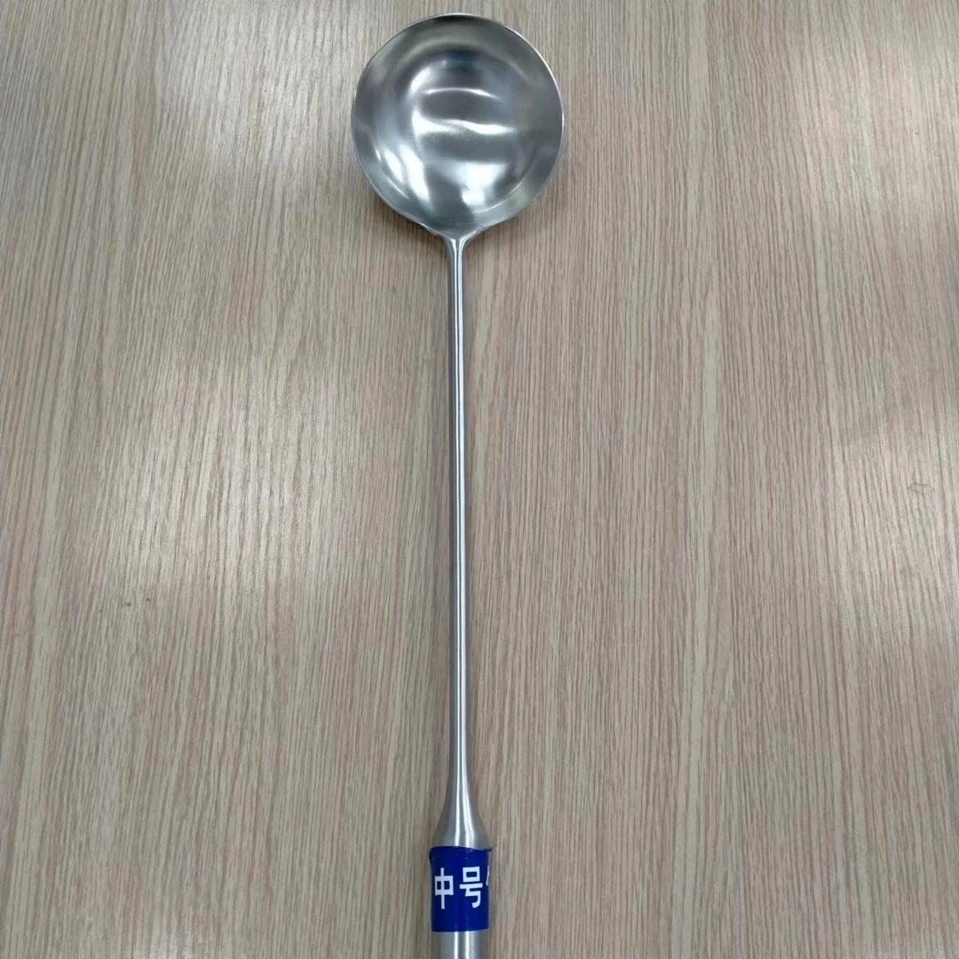 【中号盛汤勺】不锈钢长柄勺子厨房餐厅加厚炒勺