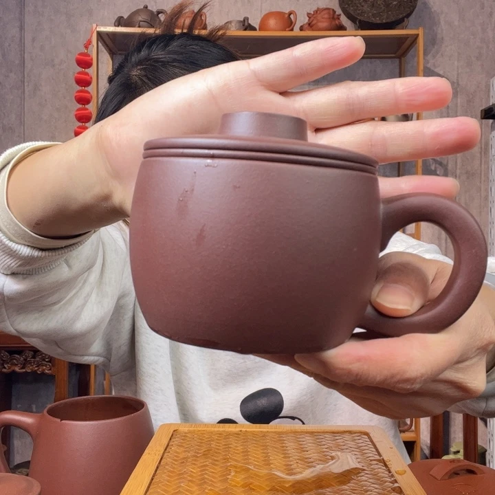 茶杯紫砂原矿紫砂杯