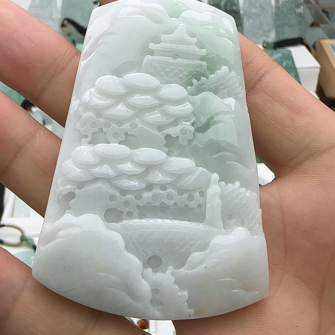 颈饰未镶嵌翡翠翡翠
