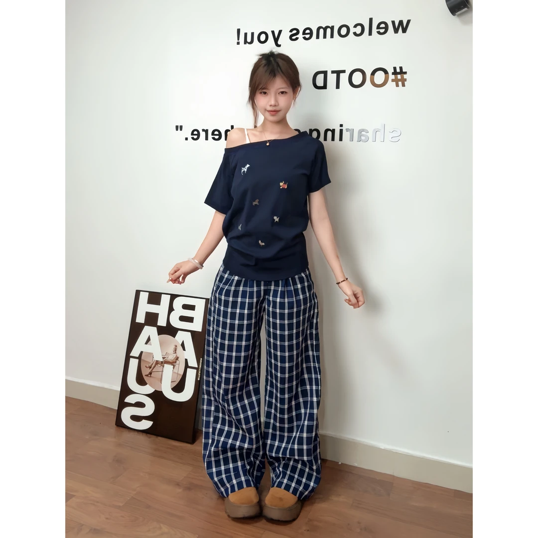 露肩短袖t恤女夏季新款穿搭ins韩版显瘦百搭洋气辣妹纯欲风上衣