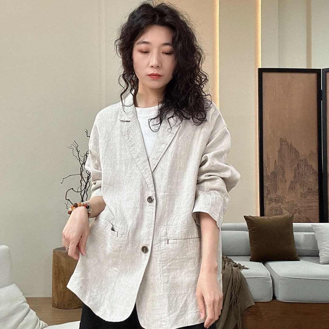 新款翻领小西装休闲常规领西服长袖轻奢韩版百搭网红款小西装女