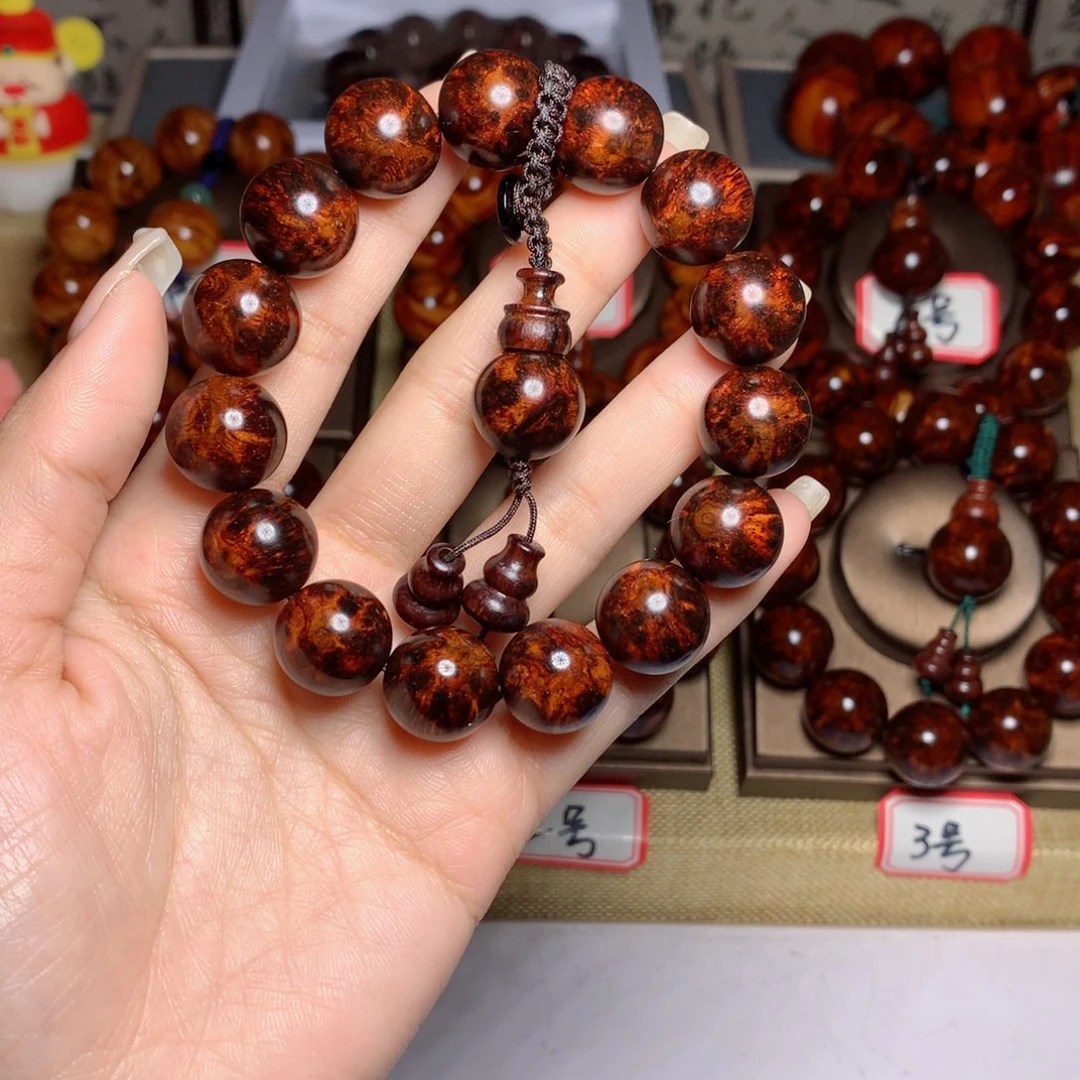 黄花梨/降香黄檀手串/手链圣*罗