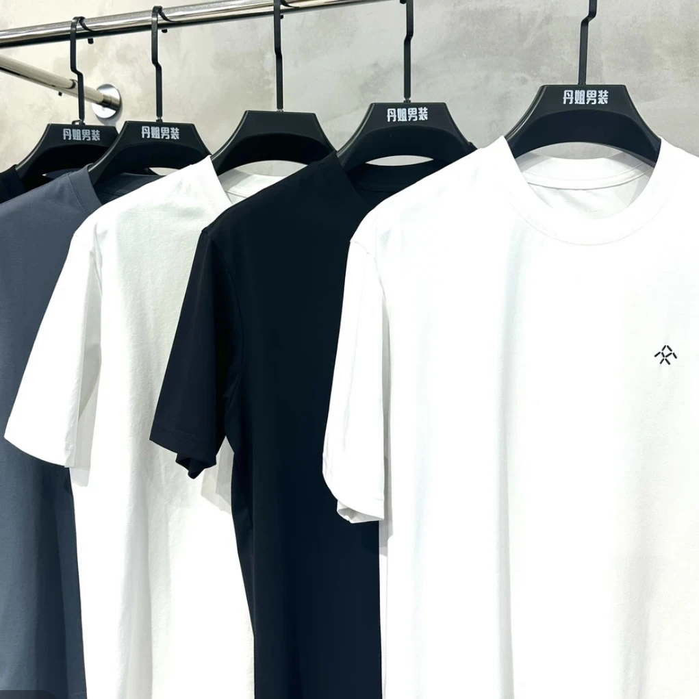 2501/22504男士休闲简约百搭短袖T恤