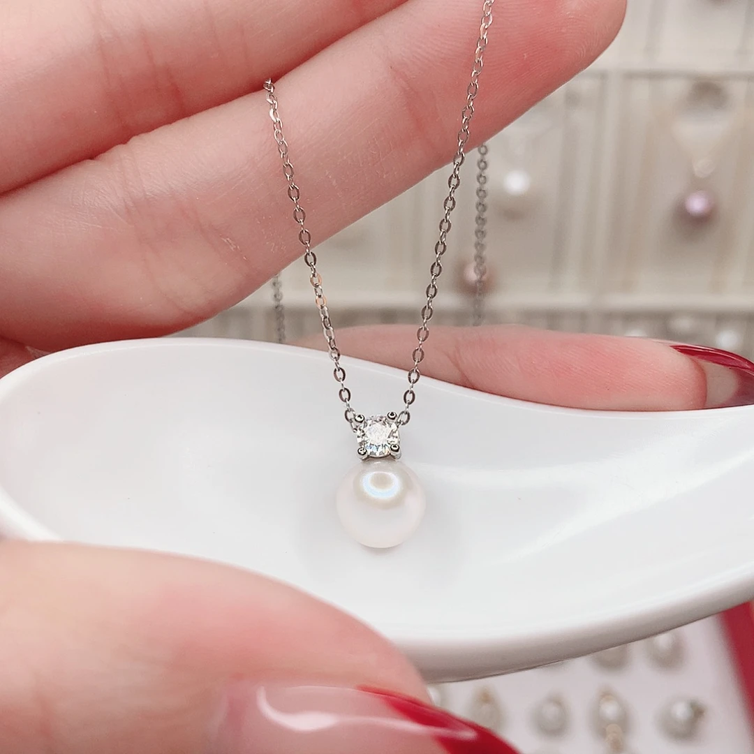 吊坠(赠链)合金淡水珍珠