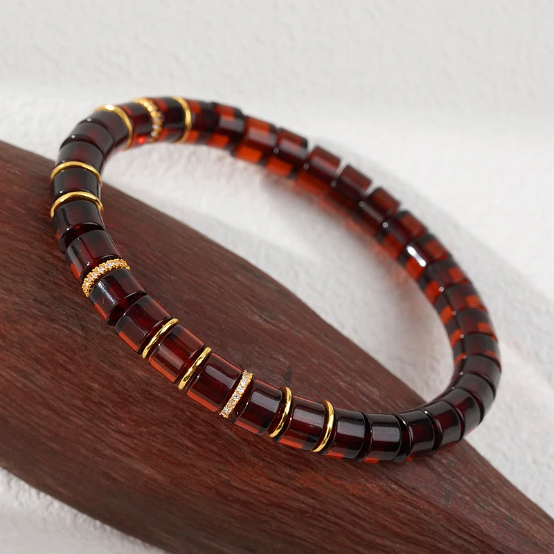 【康建 精工】血珀手串925（天然珠宝多样性发其一）