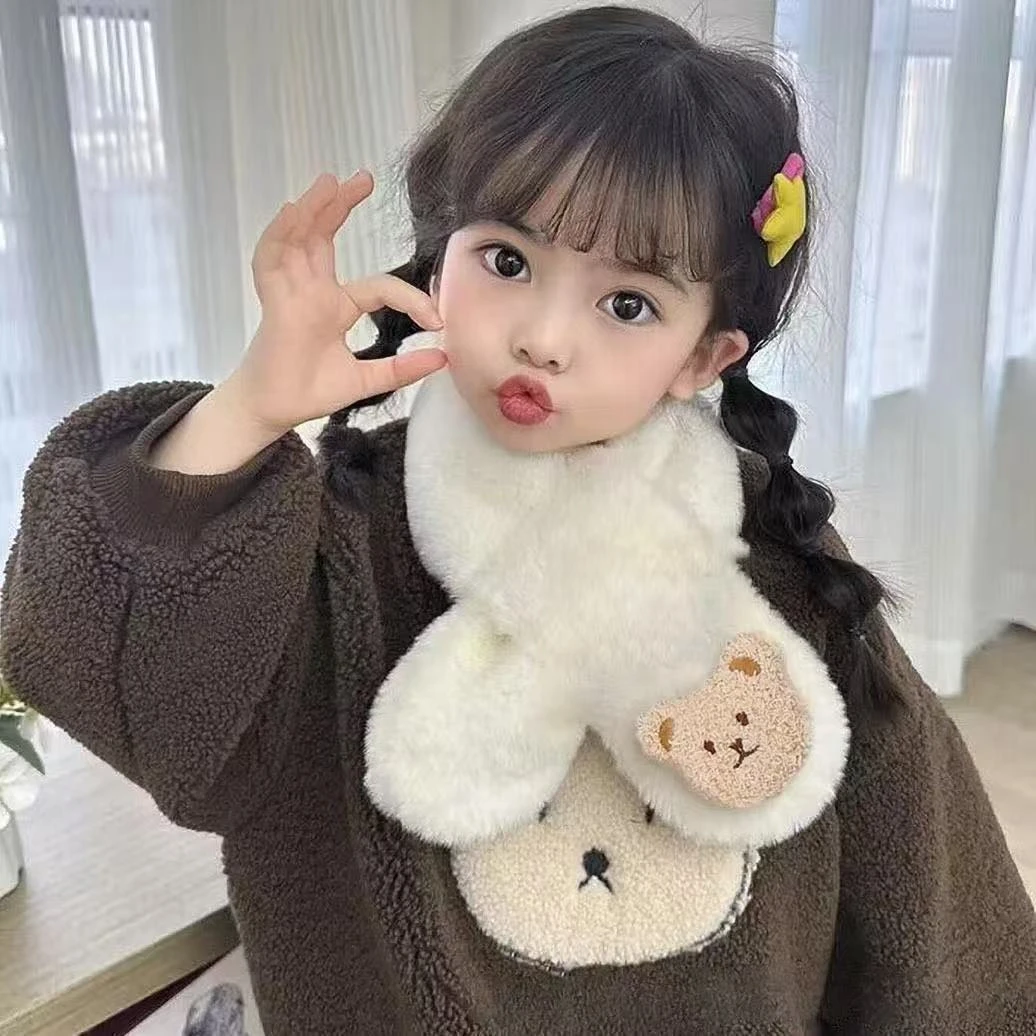 宝贝冬季卡通可爱围巾