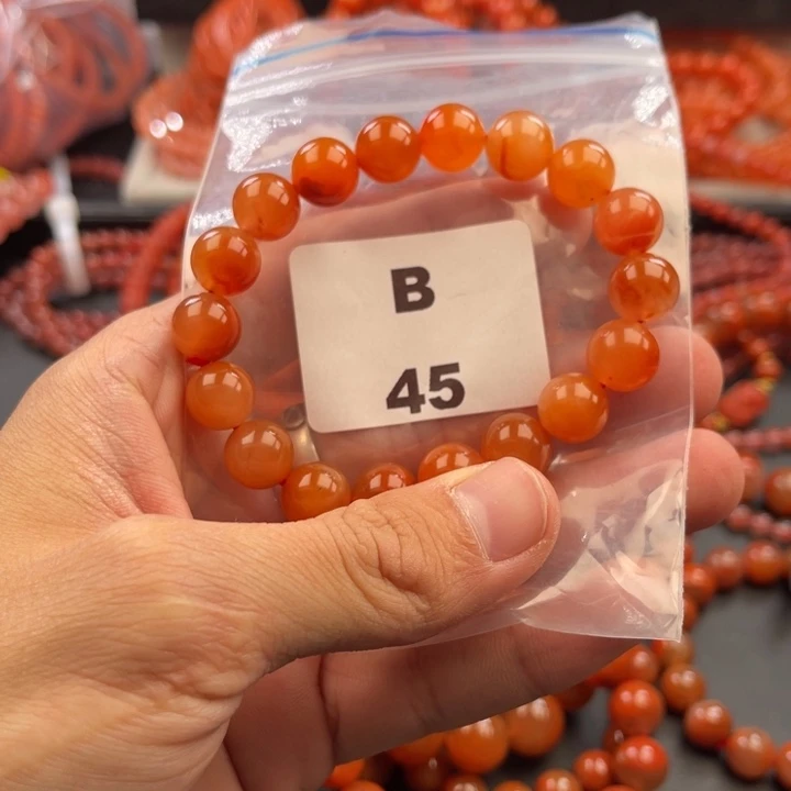 南红玛瑙未镶嵌多样性发货默认微瑕称重10mm