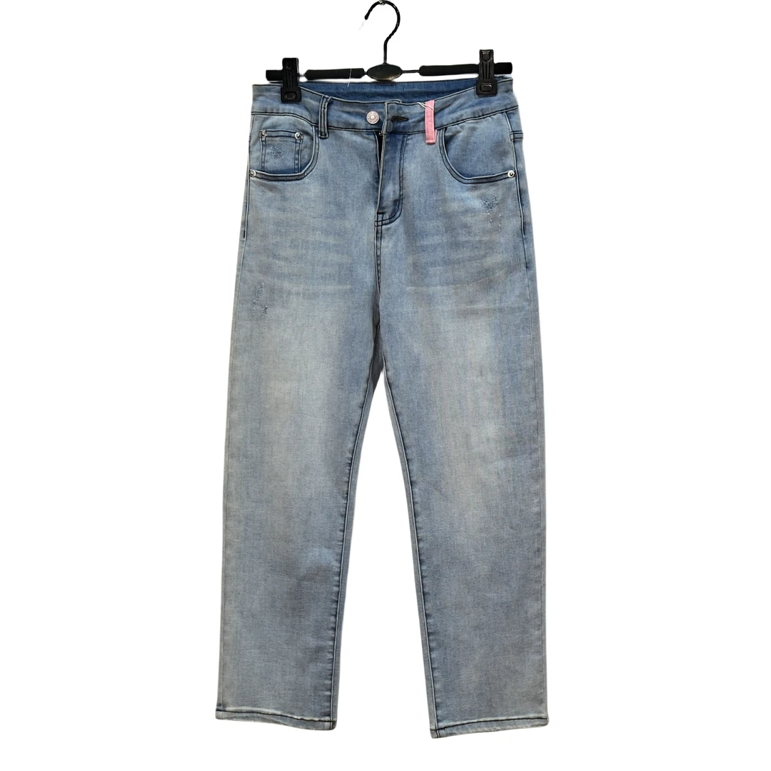 18762金影奇大码女装夏季高弹萝卜裤