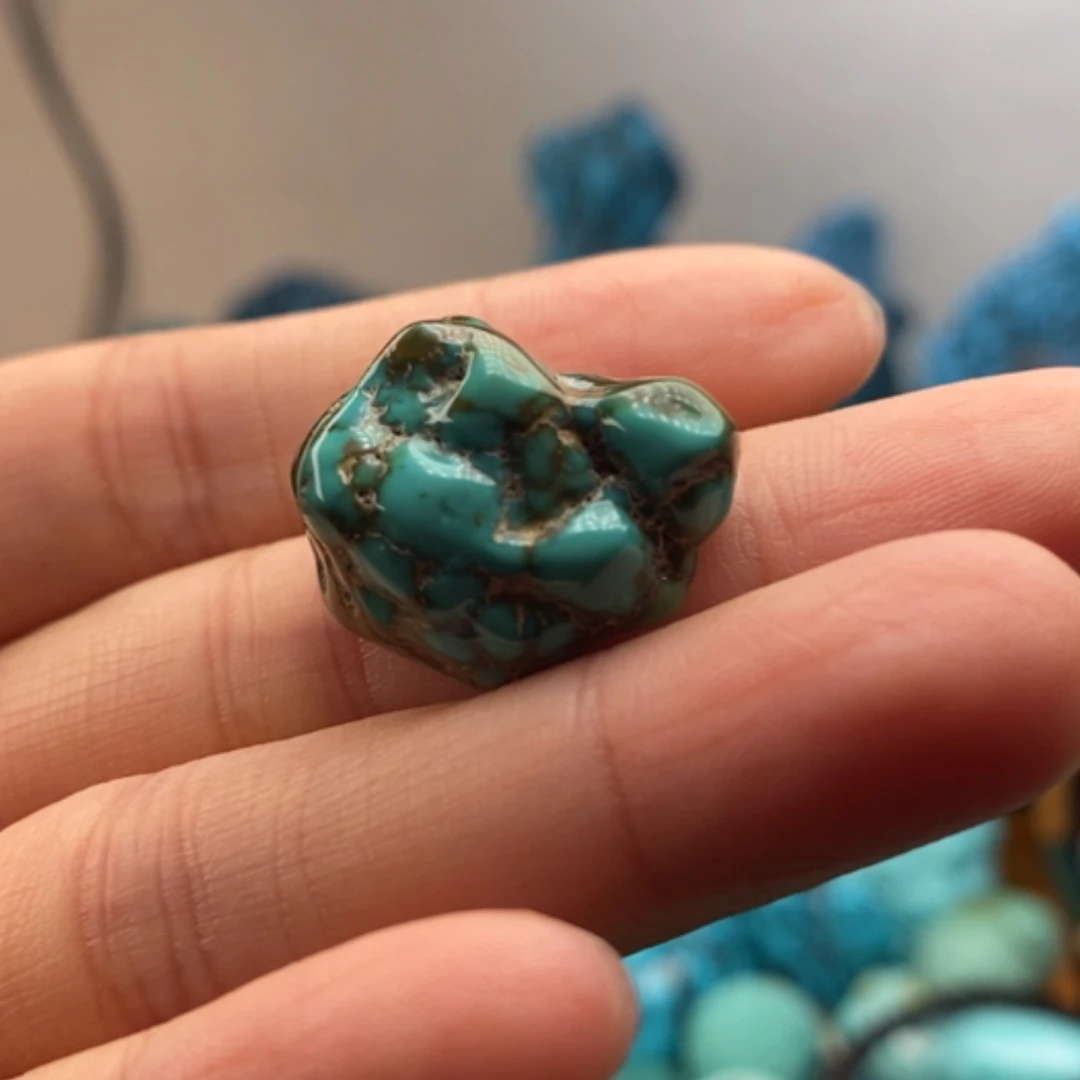 【闪购商品】未镶嵌绿松石珠宝半成品