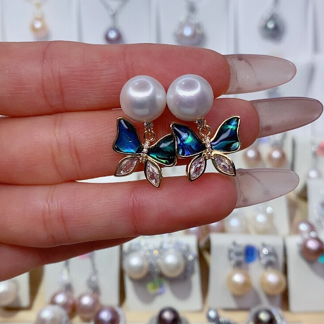 未镶嵌耳饰淡水珍珠