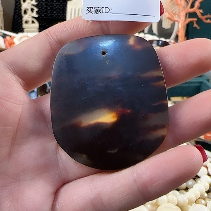 琉璃纯铜合金无事牌