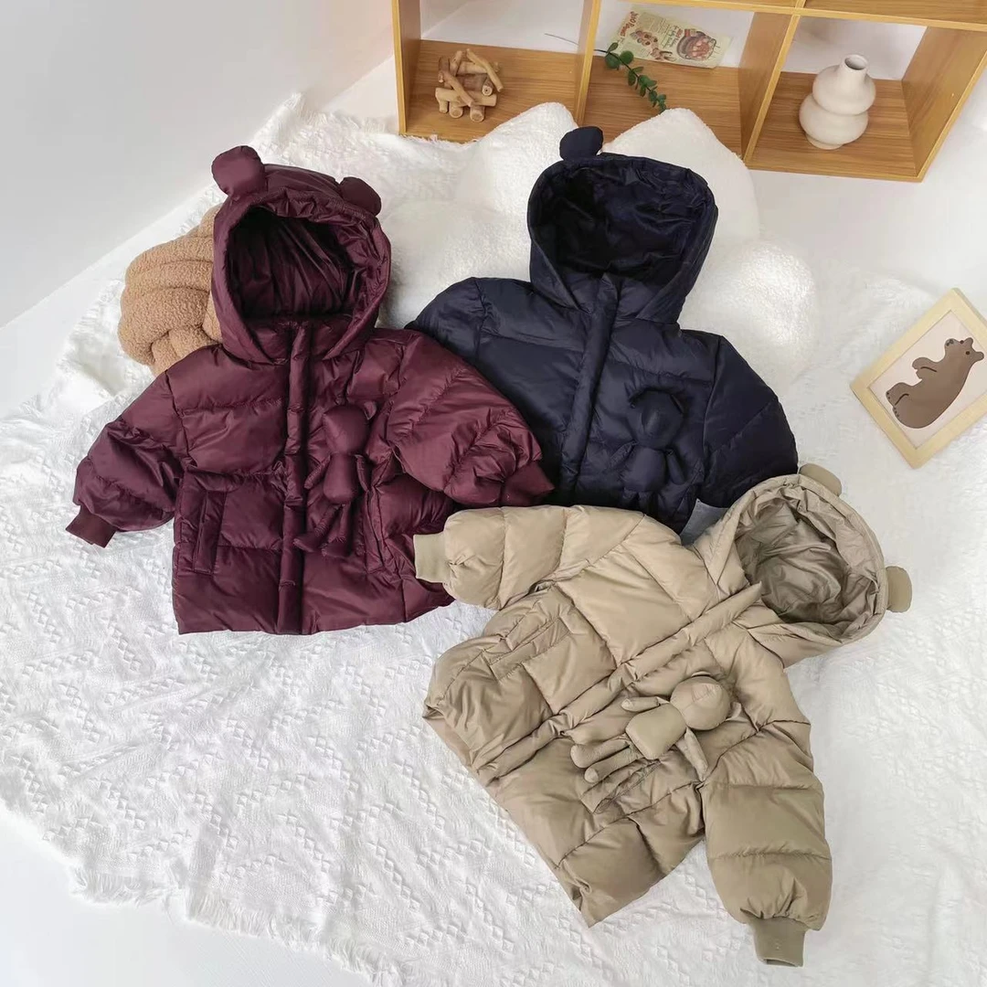 【现货】MXM23056连帽韩版冬季纯色休闲羽绒服