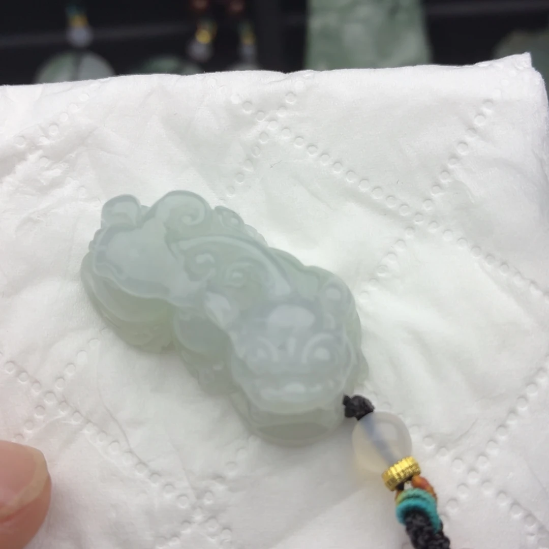 定制翡翠未镶嵌天原翡翠A货貔貅