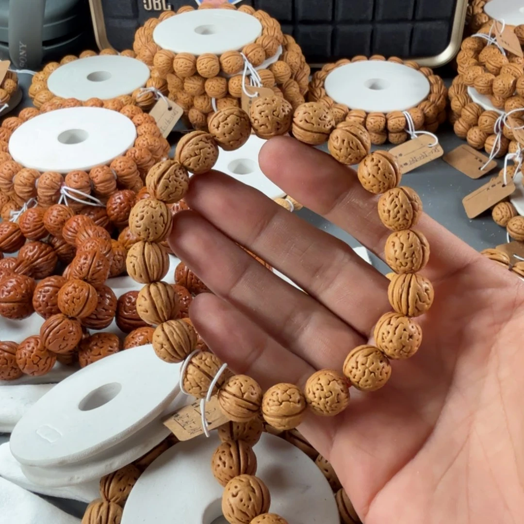 輝***桃核手串135戏珠桃核手串B