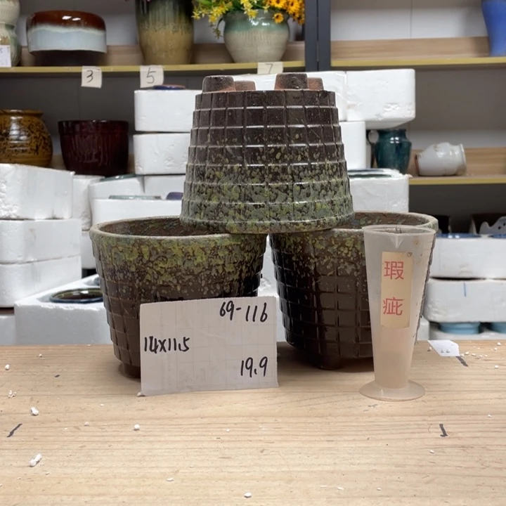 紫砂花盆多肉花盆微瑕116