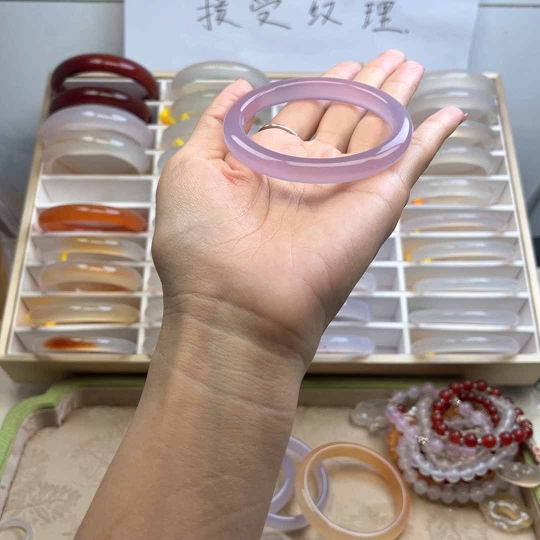石***榴手镯玛瑙/玉髓未镶嵌