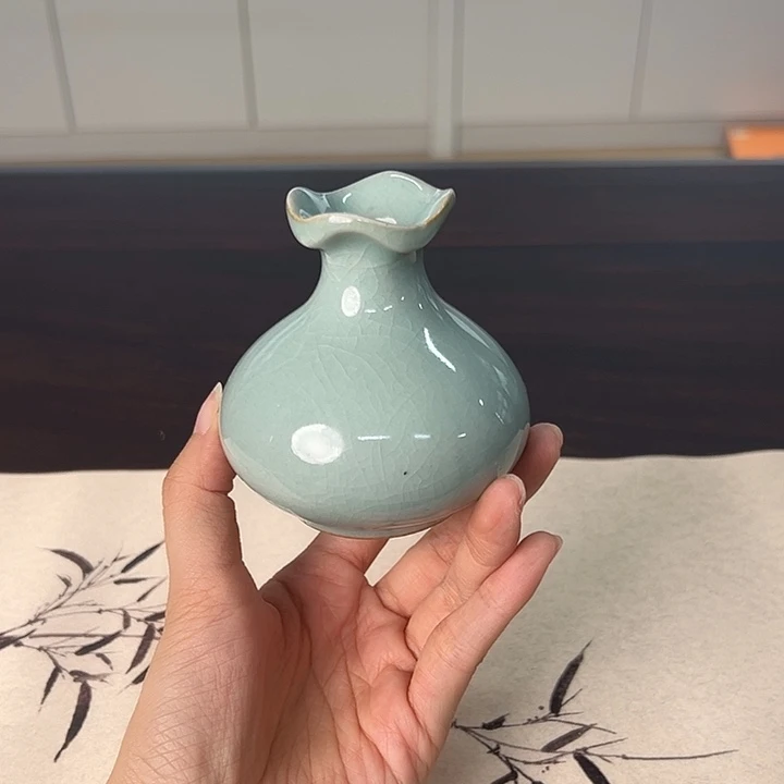 龙泉云间青瓷小米茶器