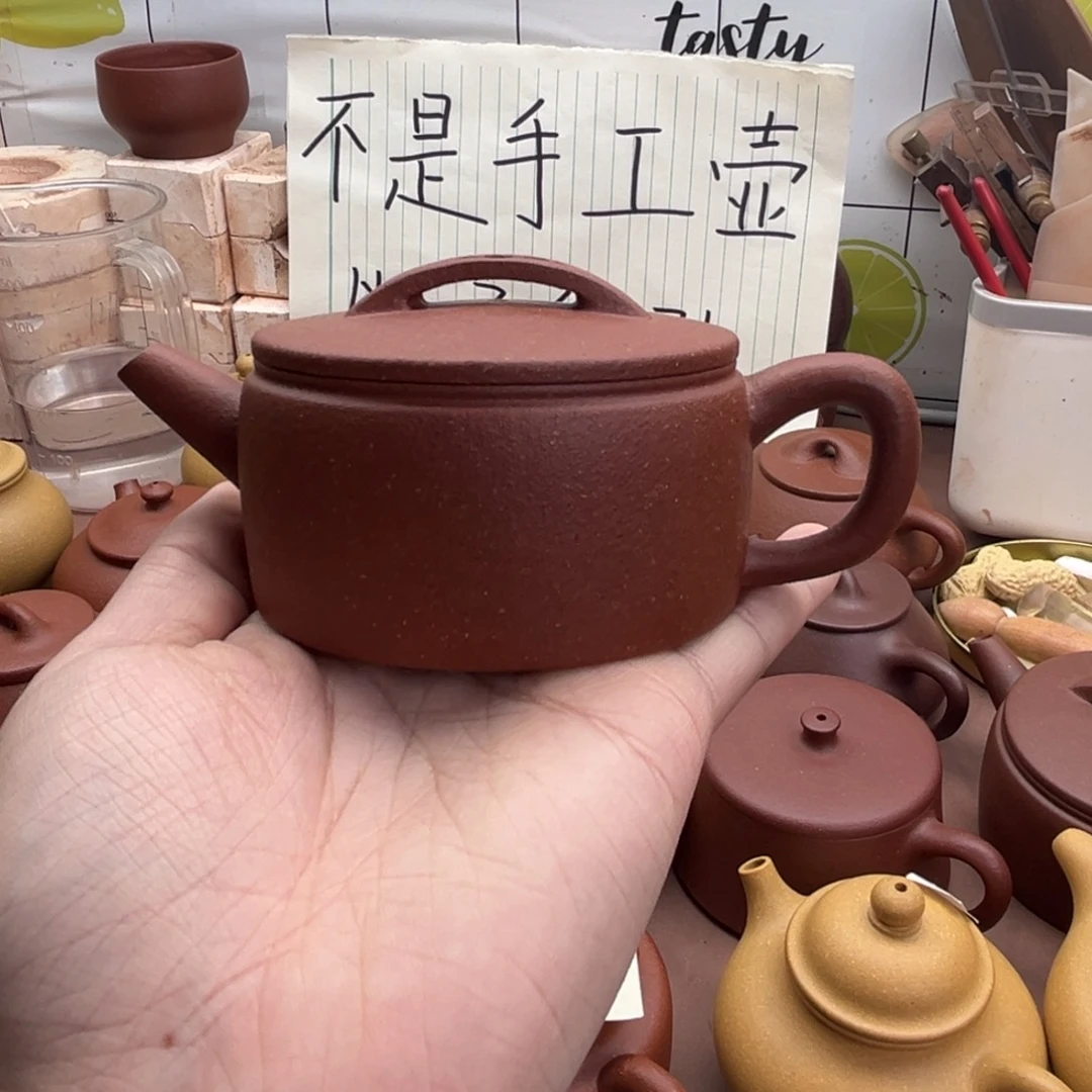 茶壶紫砂红降坡小汉瓦