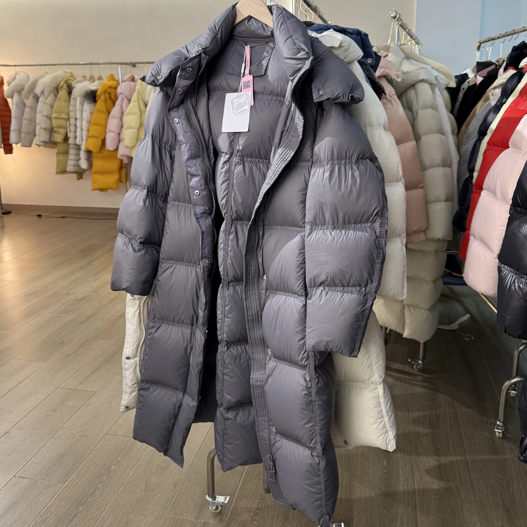 【UNA推荐—新羽皇】新款廓形休闲加厚保暖过膝长款羽绒服