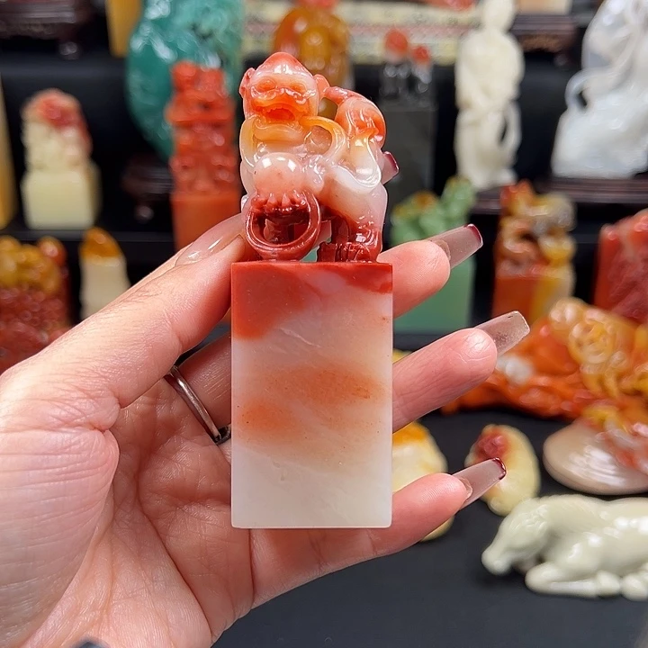 寿山石高山水冻石