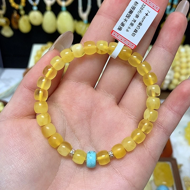手链蜜蜡未镶嵌蜜蜡手串